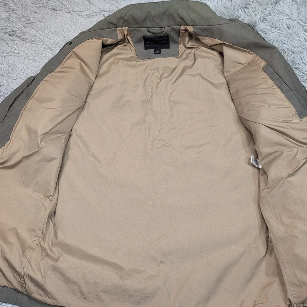 Banana‎ Republic Jacket Mens S Business Coat Zip Up Preppy Pockets Comfort